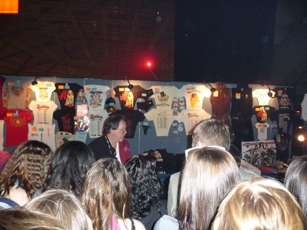 Britney Spears Circus Tour 2009 Merchandise Table